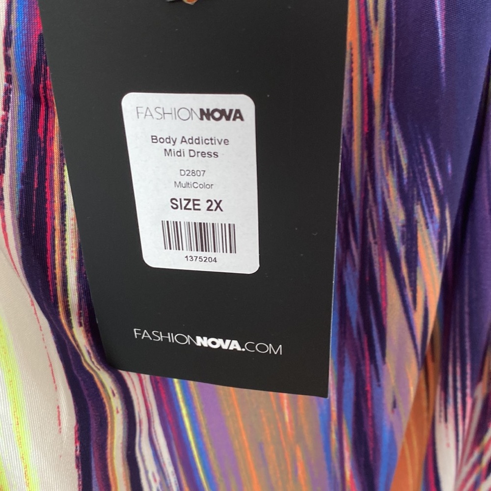 Body Addictive Multi Color Midi Dress - Picture 12 of 12